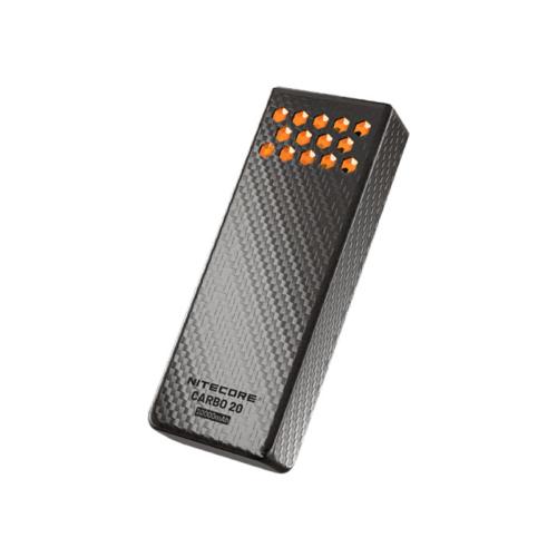 Batterie externe en carbone CARBO20 Orange - 20000mAh