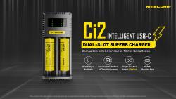 Chargeur Intelligent Ci2 - 2 ports de charge - 3000mA chacun - Ecran LCD