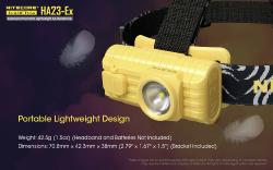 Lampe Frontale HA23-EX - 100Lm