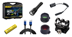Lampe torche Multitask Hybrid 25V2 Pack 1 - 1300Lm - Lg : 157,2mm - Dia-tête : 40mm