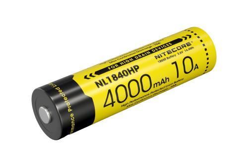 Accu Li-ion 18650 Hautes Performances 10A - Capacité 4000mAh - 3,6V - 14,4Wh