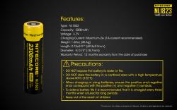 Accus Li-ion 18650 - 2300mAh - 3,7V - 8,5Wh sous blister