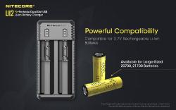 Chargeur micro-USB 2 accu - 800mA x2 max