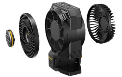 Ventilateur portable professionnel CW30 Noir - Télécommande - Rechargeable