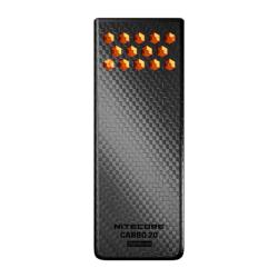 Batterie externe en carbone CARBO20 Orange - 20000mAh