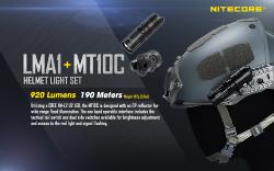 LMA1 - Support de casque pour lampe - Dia.corps : 25.4mm - Rails ARC