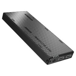 Batterie externe en carbone 4e génération - 10 000mAh - 5V/3A - 22,5W