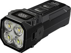 Lampe porte-clés TUP2 Noire - 1200Lm - Dim : 70mm x 27mm x 30mm
