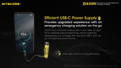 Accus Li-ion 18650 Rechargeable - 2600mAh - 3,6V- 12,6Wh - port USB-C