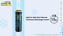 Batterie 21700 basse température NL2142 - 15A USB-C Haut débit - 4,200mAh - 3.6V