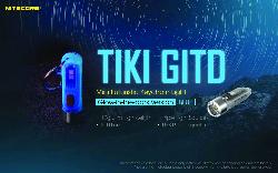 Lampe porte-clés Tiki Phosphorescente - 300Lm - Lg : 55mm - Dia-Tête : 14,7mm