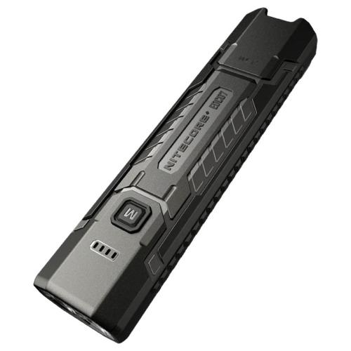 Lampe torche EDC 07 Noire - 1500Lm - Lg : 120mm - Dia-tête : 31mm x 17mm 