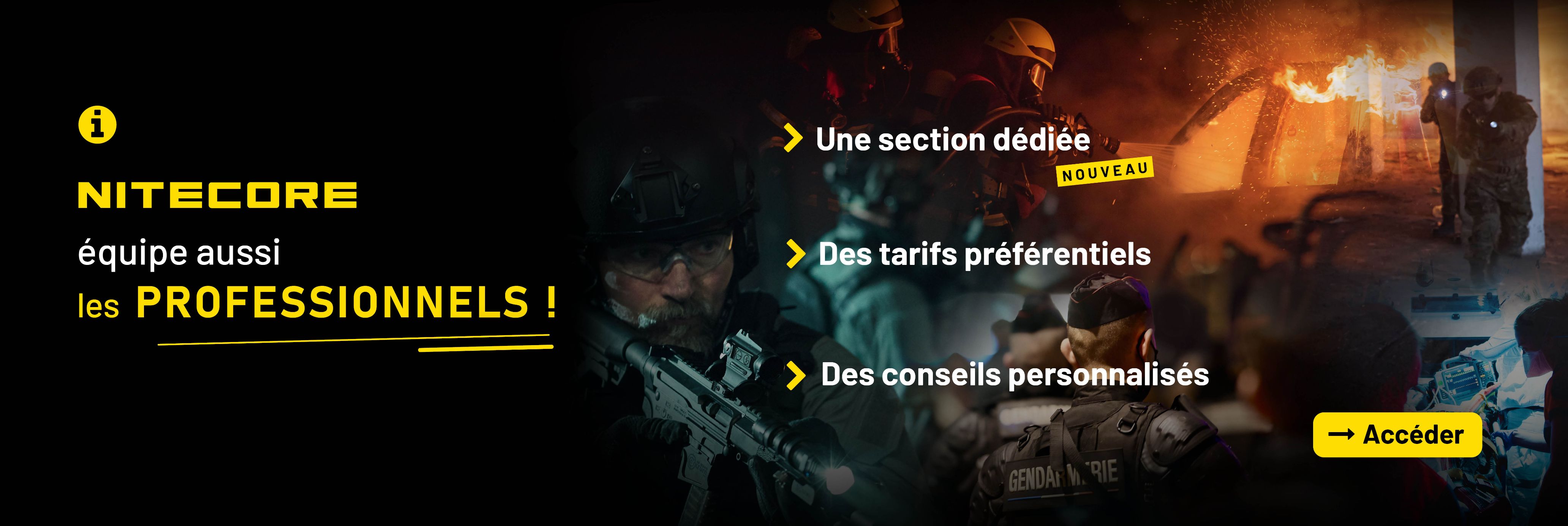 Nouvelle section pour les professionnels