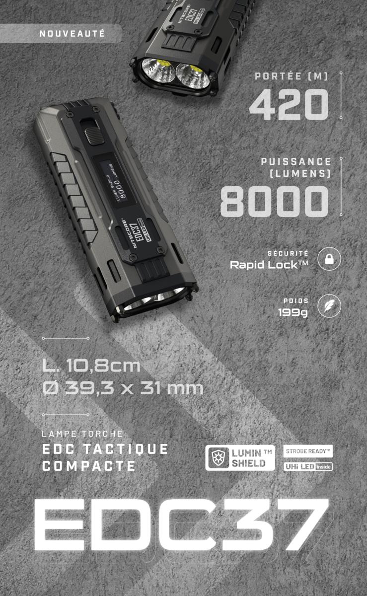 Nouvelle lampe torche EDC37