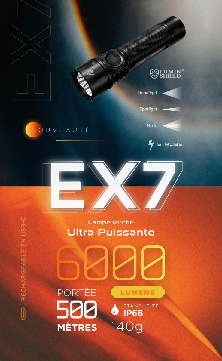 Nouvelle lampe torche - EX7