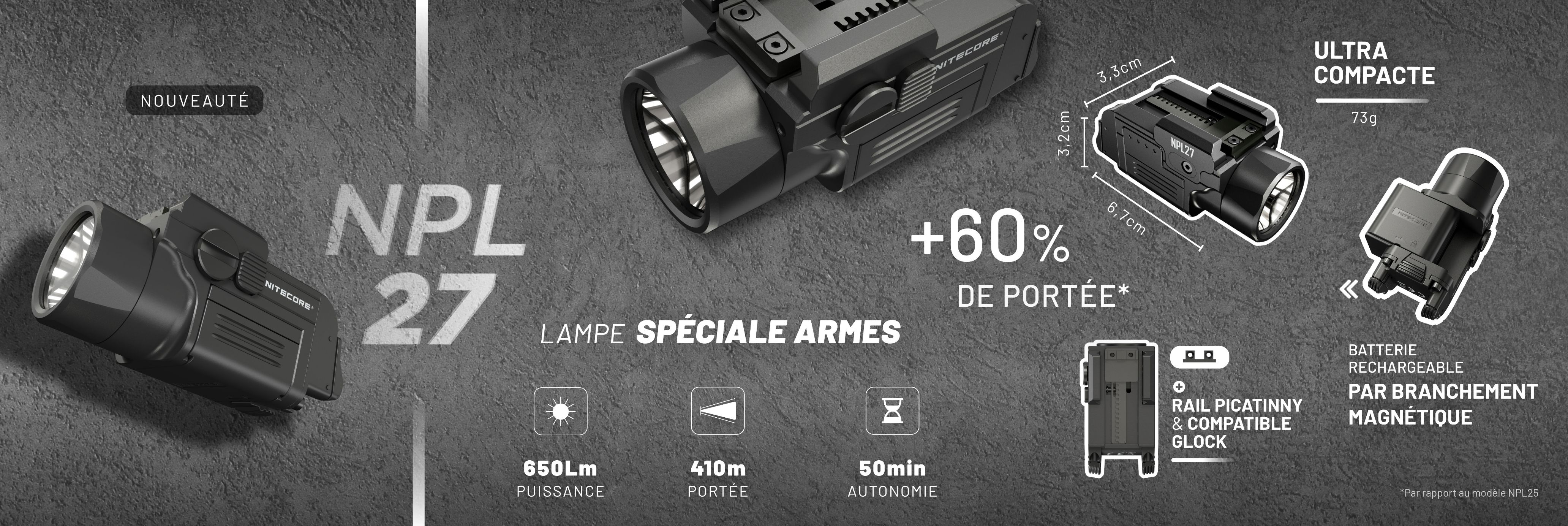 Lampe spciale armes - NPL27