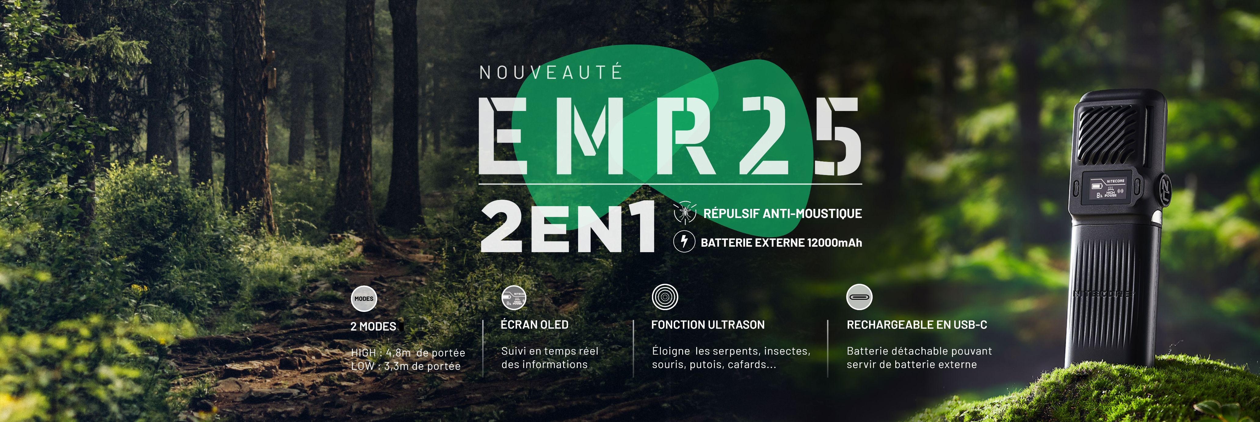 Nouveau rpulsif anti-moustique -  EMR25