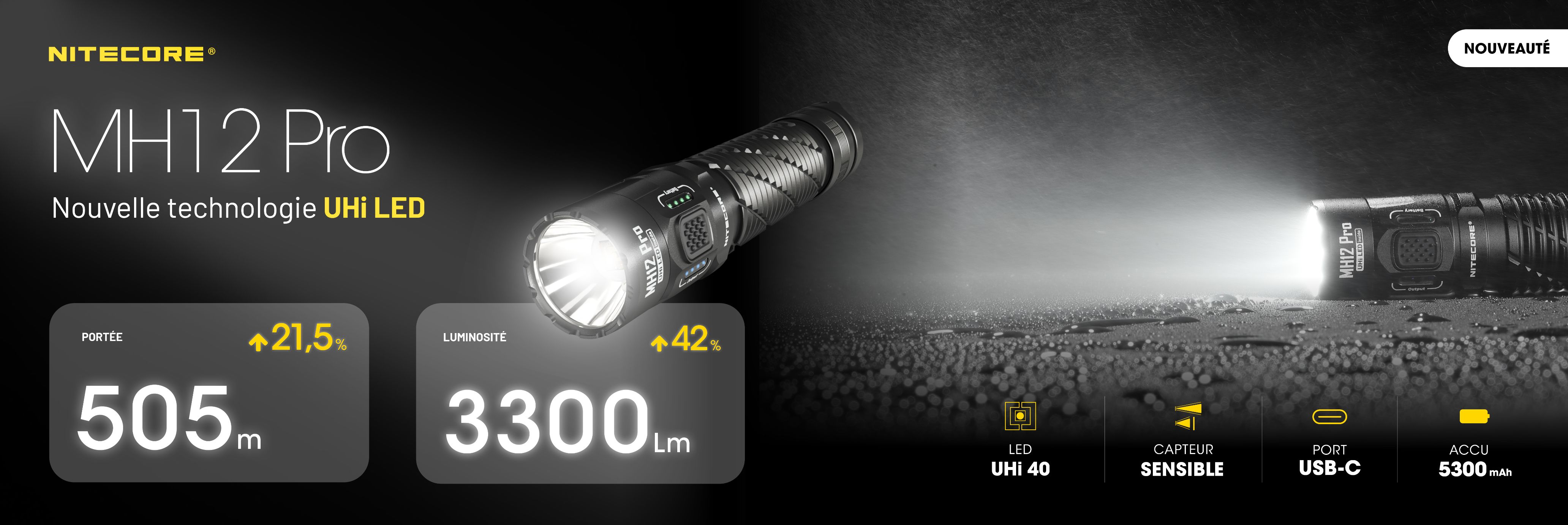 MH12 PRO Nouvelle LED