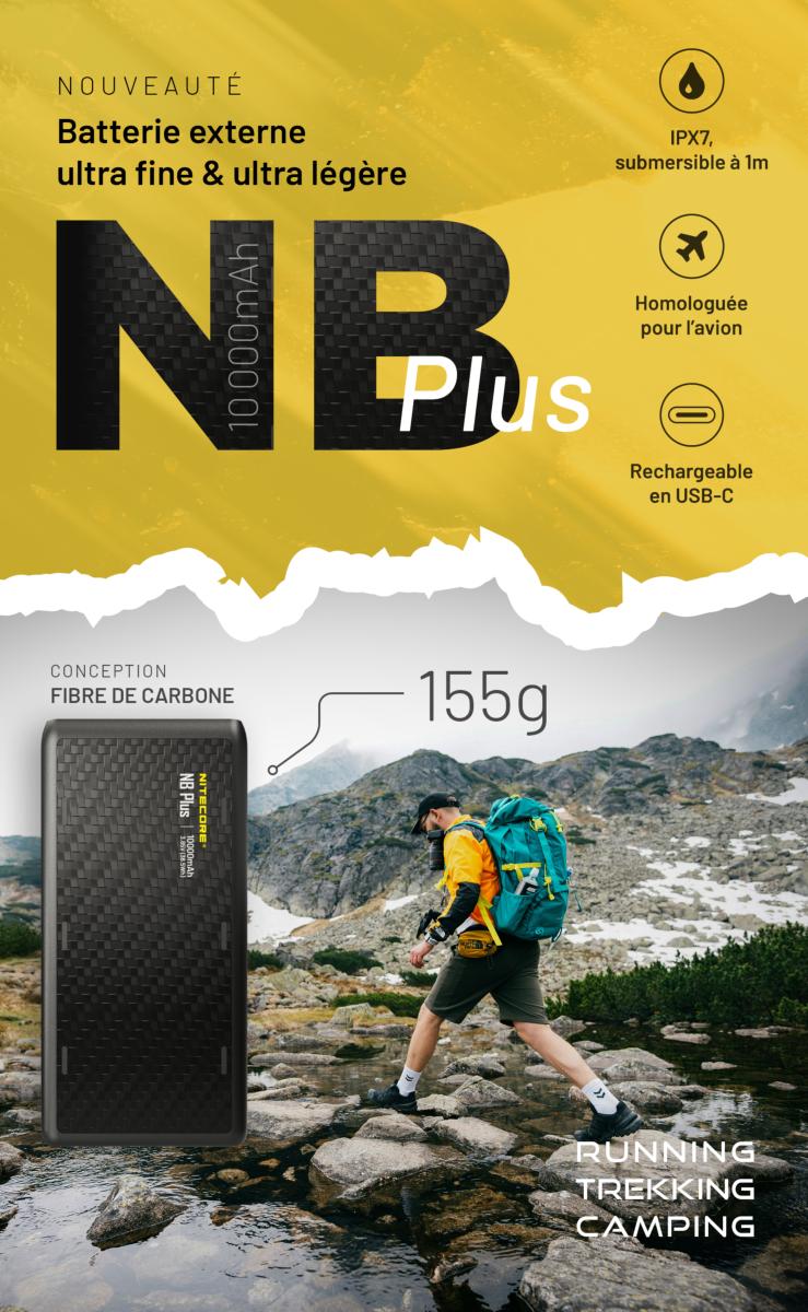 Nouvelle batterie externe 10000mAh : la NBPlus